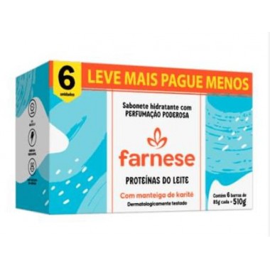 SABONETE FARNESE PROTEINAS LEITE 85G C6