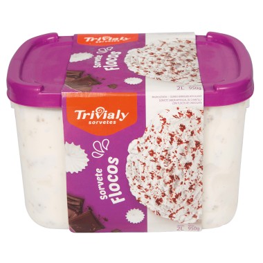 SORVETE TRIVIALY FLOCOS 2L