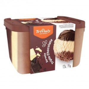 SORVETE TRIVIALY TRIPLO CHOCOLATE 1,5L