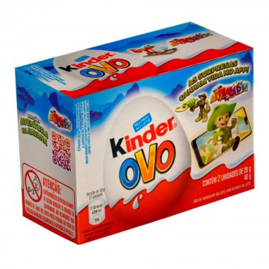 CHOCOLATE KINDER OVO MENINO 2UN 40GR