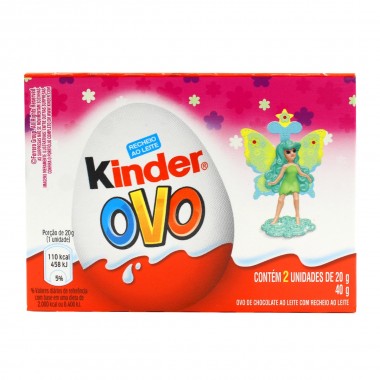 CHOCOLATE KINDER OVO MENINA 2UN 40GR