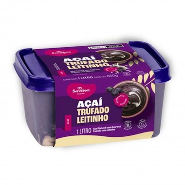 ACAI SORVEBOM TRUFADO COM LEITINHO 1L