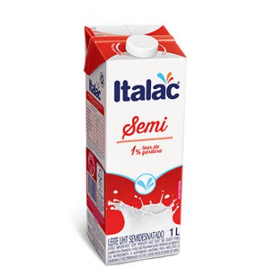 LEITE LV ITALAC SEMI DESNATADO 1L