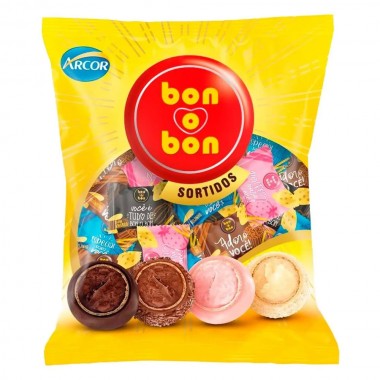 BOMBOM BON O BON ARCOR SORTIDO 750GR