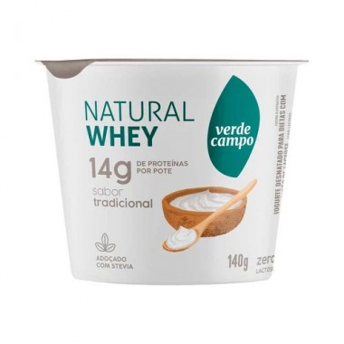 IOGURTE VERDE CAMPO NAT WHEY TRAD 140GR