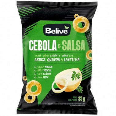 SNACK BELIVE CEBOLA E SALSA SG SL 35GR
