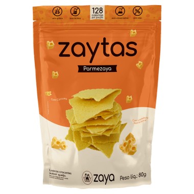 BISCOITO ZAYTAS QUEIJO PARMEZAYA 80GR