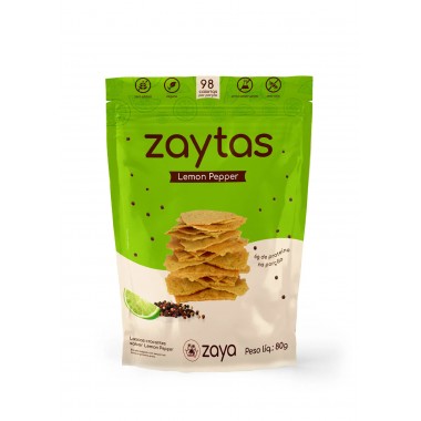 BISCOITO ZAYTAS LEMON PEPPER 80GR